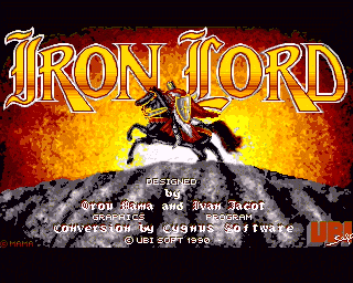 Iron Lord, original load screen